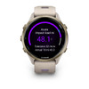 Garmin Forerunner 970 - Soft Gold Titanium with French Gray/Indigo Band