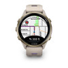 Garmin Forerunner 970 - Soft Gold Titanium with French Gray/Indigo Band