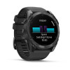 Garmin fēnix® 8 – 51 mm, AMOLED, Slate Gray with Black Silicone Band