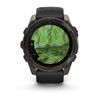 Garmin fēnix® 8 – 51 mm, AMOLED (Sapphire, Carbon Gray DLC Titanium with Black/Pebble Gray Silicone Band)