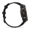 Garmin fēnix® 8 Pro – 47 mm, AMOLED Sapphire, Carbon Gray DLC Titanium with Black/Pebble Gray Silicone Band