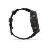 Garmin fēnix® 8 Pro – 51 mm, AMOLED, Sapphire, Carbon Gray DLC Titanium with Black/Pebble Gray Silicone Band