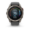 Garmin fēnix® 8 Pro – 51 mm, AMOLED, Sapphire, Titanium with Graphite/Black Silicone Band