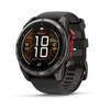 Garmin fēnix® 8 Pro – 51 mm, MicroLED, Sapphire, Carbon Gray DLC Titanium with Black/Pebble Gray Silicone Band