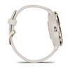 Venu® 3S, Soft Gold Stainless Steel Bezel with Ivory Case and Silicone Band