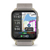 Venu® X1, Soft Gold with Titanium Caseback and French Gray Nylon Band