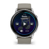 Venu® 4 – 45 mm, Silver with Silver Gray Silicone Band