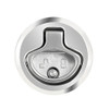 Whitecap 2" Beveled Locking Slam Latch w\/Backing Plate [6538C]