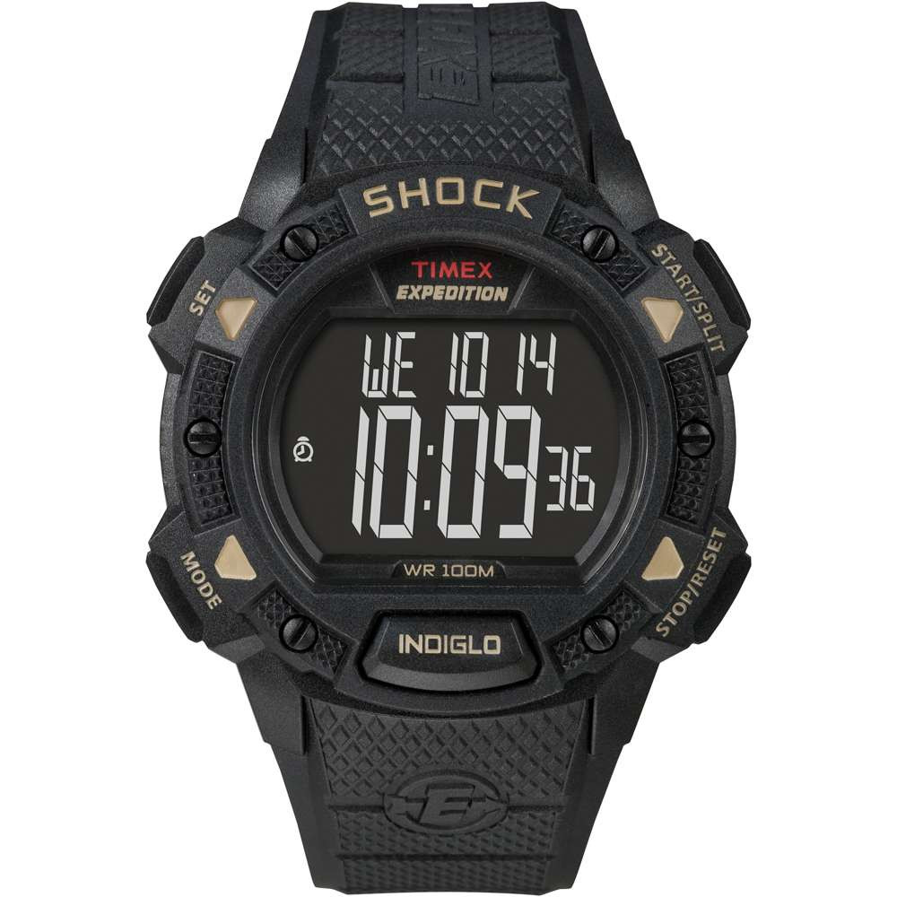 Timex Expedition Shock Chrono Alarm Timer - Black [T49896]