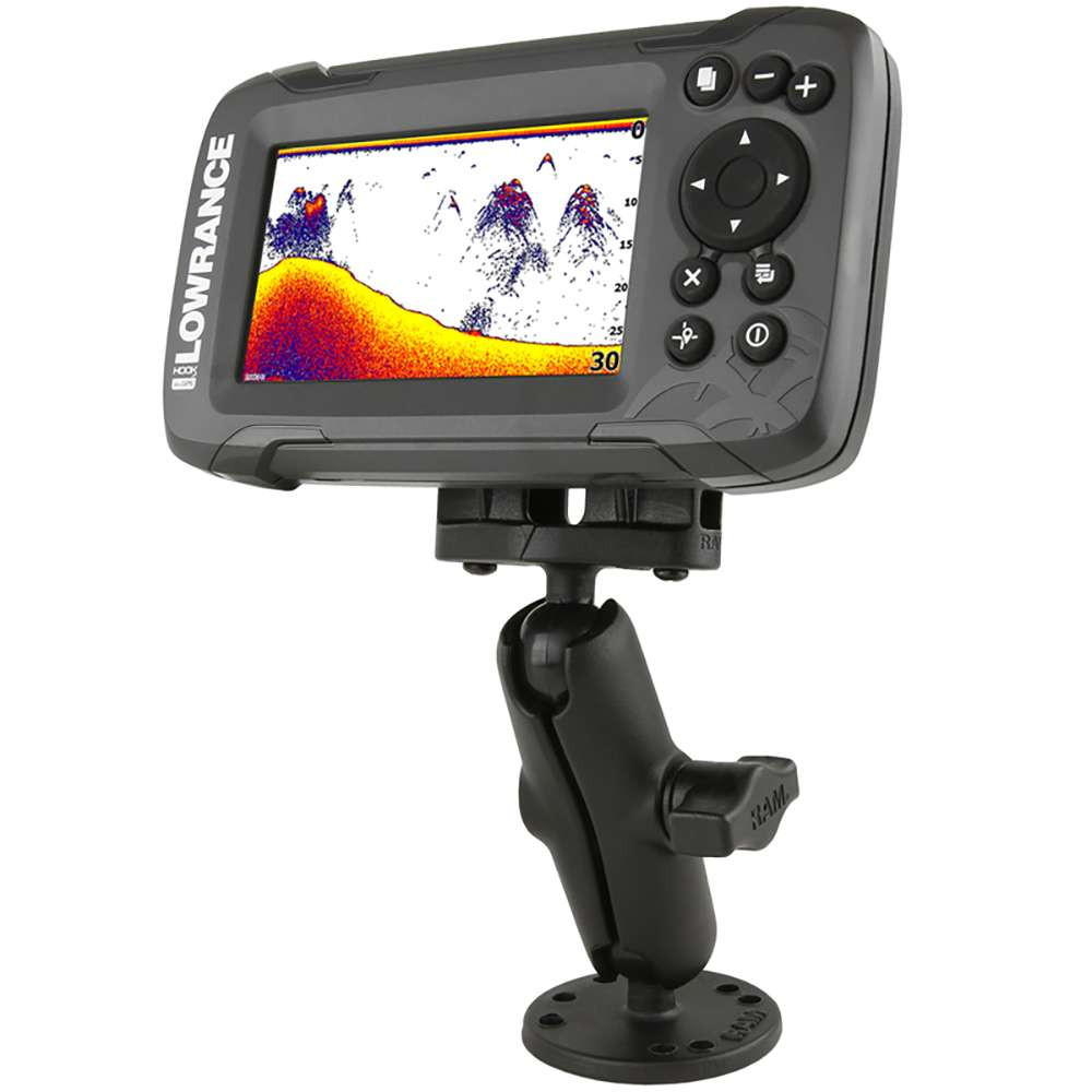 ram mounts for fish finders Lowrance Base HDS Finder Mount with 1.5