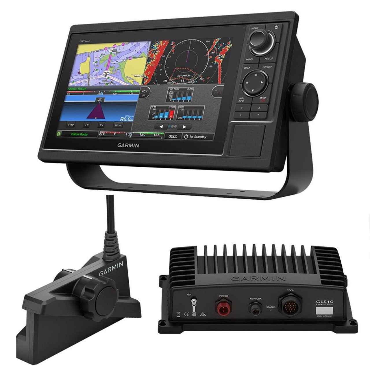 Garmin Livescope Plus LVS34 System with GPSMAP 1022 Bundle