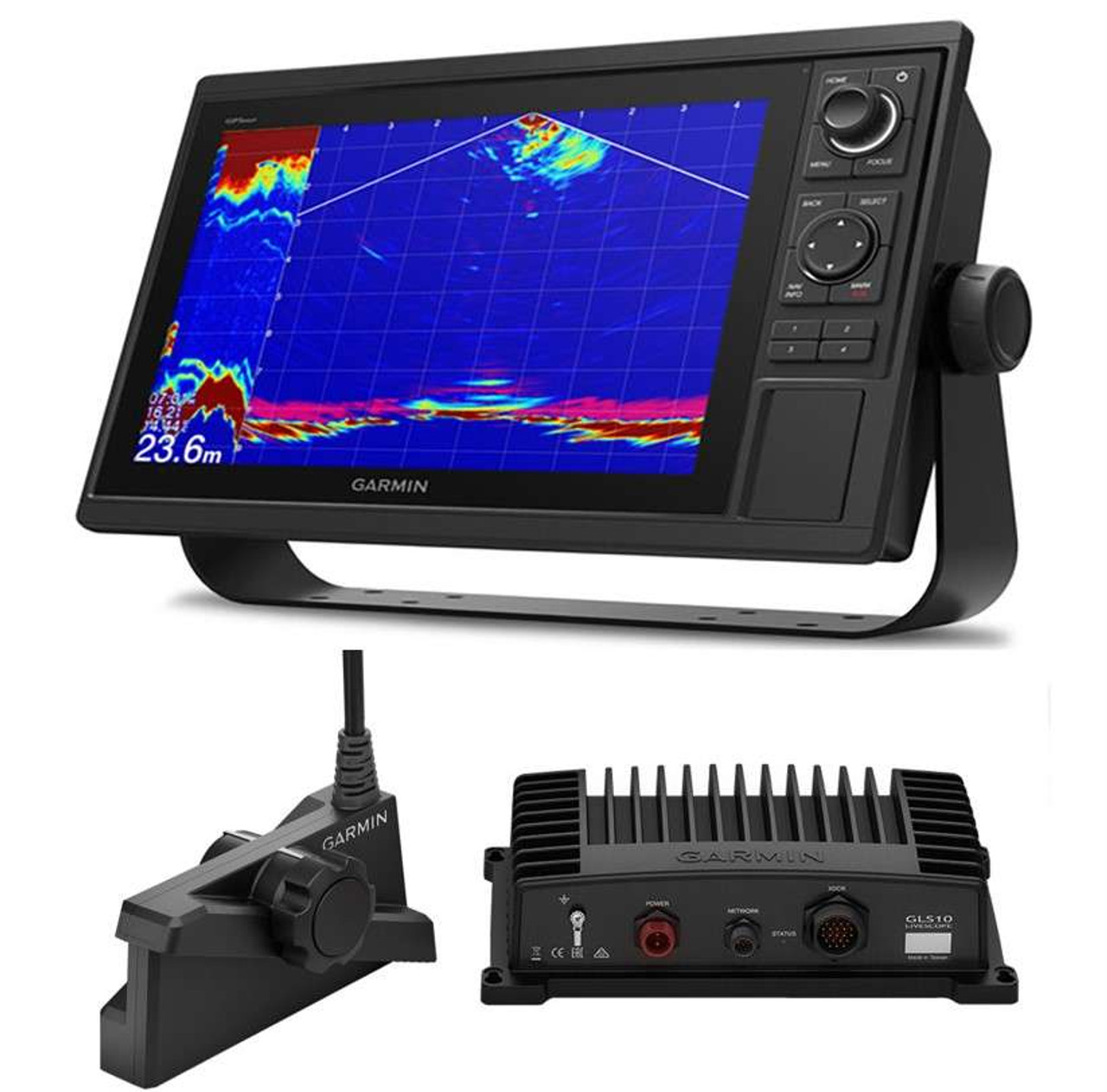 Garmin Livescope Plus LVS34 System with GPSMAP 1222 Bundle