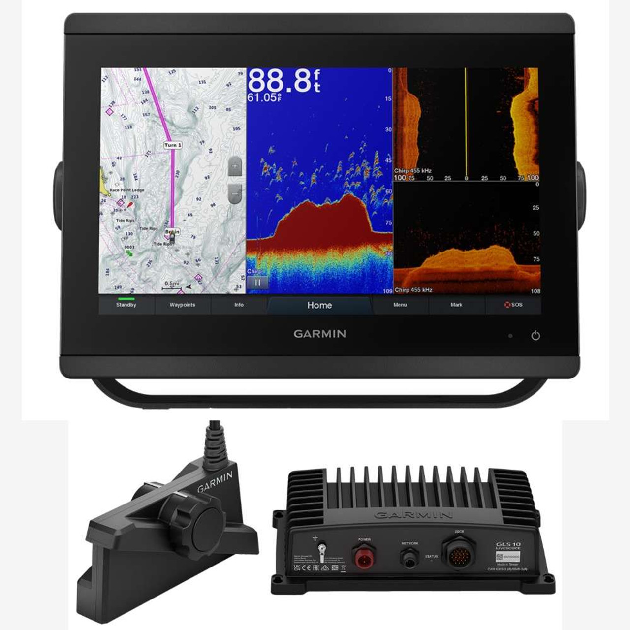 Garmin GPSMAP 8612xsv with Livescope Plus System LVS34 Bundle