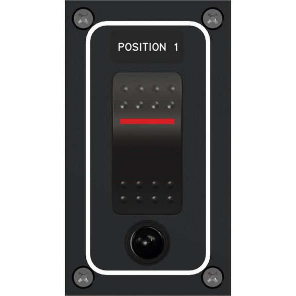 Paneltronics Paneltronics Waterproof Panel - DC 1-Position Illuminated Rocker Switch & Circuit Breaker [9960021B] 9960021B MyGreenOutdoors