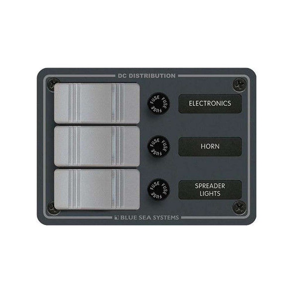 Blue Sea Systems Blue Sea 8054 Slate Gray - 3 Position - Vertical 8054 MyGreenOutdoors