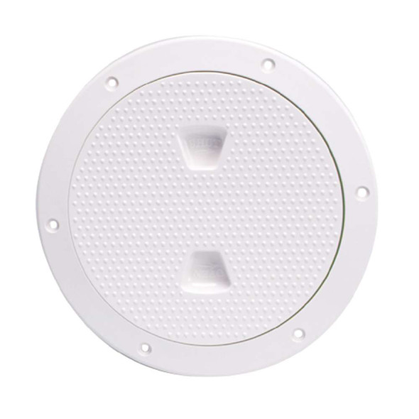 Beckson Marine Beckson 6" Non-Skid Screw-Out Deck Plate - White [DP62-W] DP62-W MyGreenOutdoors