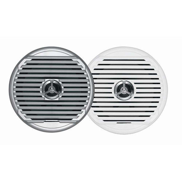 JENSEN JENSEN MSX65R 6.5" High Performance Coaxial Speaker - (Pair) White/Silver Grills [MSX65R] MSX65R MyGreenOutdoors