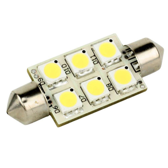 Lunasea Lighting Lunasea Single-Sided 6 LED Festoon - 10-30VDC/1.5W/97 Lumens - Warm White [LLB-186W-21-00] LLB-186W-21-00 MyGreenOutdoors