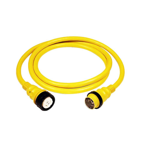 Marinco Marinco 50Amp 125/250V Shore Power Cable - 25' - Yellow [6152SPP-25] 6152SPP-25 MyGreenOutdoors