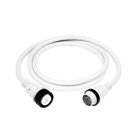 Marinco Marinco 50Amp 125/250V Shore Power Cable - 25' - White [6152SPPW-25] 6152SPPW-25 MyGreenOutdoors