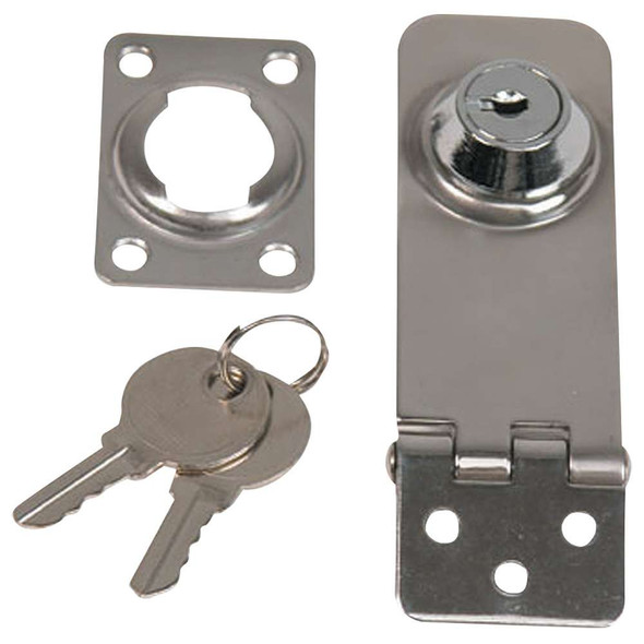 Whitecap Whitecap Locking Hasp - 304 Stainless Steel - 1" x 3" [S-4053C] S-4053C MyGreenOutdoors