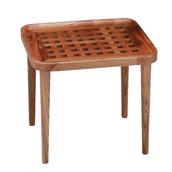 Whitecap Whitecap Teak Cockpit Grate End Table [60020] 60020 MyGreenOutdoors