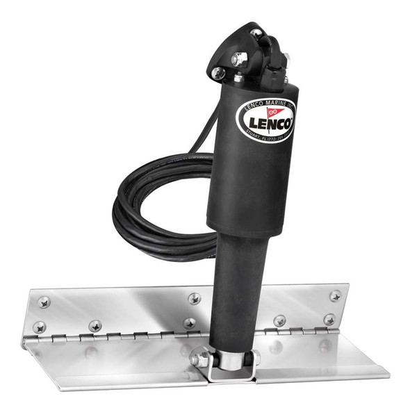 Lenco Marine Lenco 4" x 12" Limited Space Trim Tab Kit w/o Switch Kit 12V - Electro-Polished - Standard Actuator [15126-101] 15126-101 MyGreenOutdoors