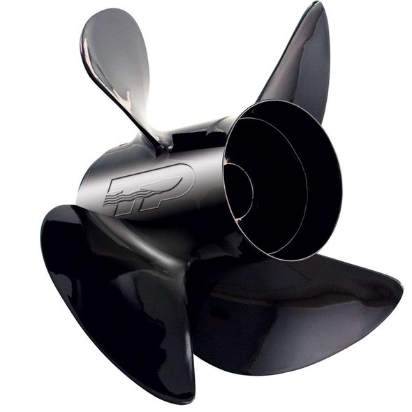 Turning Point Propellers Turning Point LE1/LE2-1315-4 Hustler Aluminum - Right-Hand Propeller - 13.5 x 15 - 4-Blade [21431530] 21431530 MyGreenOutdoors