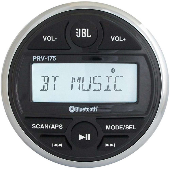 JBL JBL PRV 175 AM/FM/USB/Bluetooth Gauge Style Stereo [JBLPRV175] JBLPRV175 MyGreenOutdoors