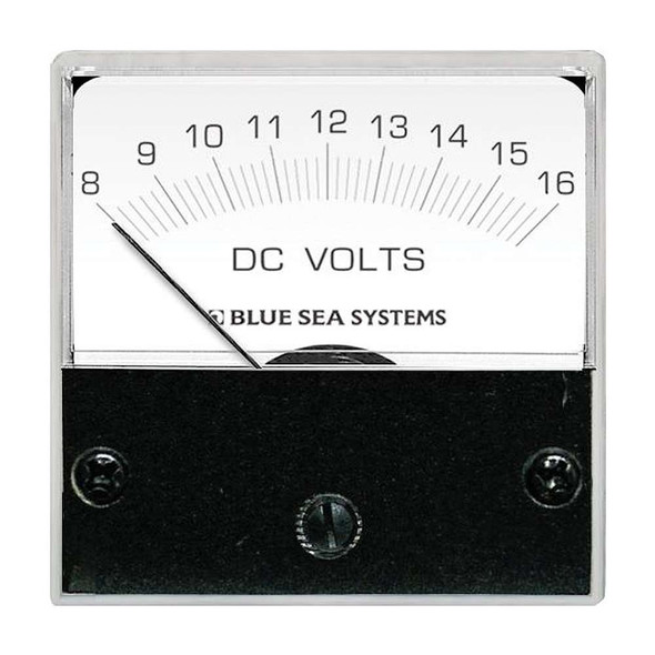 Blue Sea Systems Blue Sea 8028 DC Analog Micro Voltmeter - 2" Face, 8-16 Volts DC 8028 MyGreenOutdoors