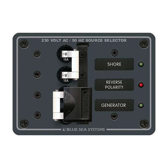 Blue Sea Systems Blue Sea 8132 AC Toggle Source Selector (230V) - 2 Sources 8132 MyGreenOutdoors