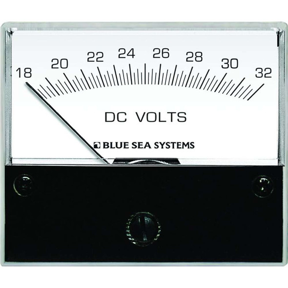 Blue Sea Systems Blue Sea 8240 DC Analog Voltmeter - 2-3/4" Face, 18-32 Volts DC 8240 MyGreenOutdoors