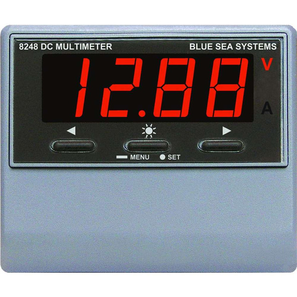 Blue Sea Systems Digital DC MultiMeter w/ Alarm & Mnt 8248 MyGreenOutdoors