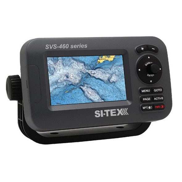 SI-TEX SI-TEX SVS-460C Chartplotter - 4.3" Color Screen w/Internal GPS and Navionics+ Flexible Coverage [SVS-460C] SVS-460C MyGreenOutdoors