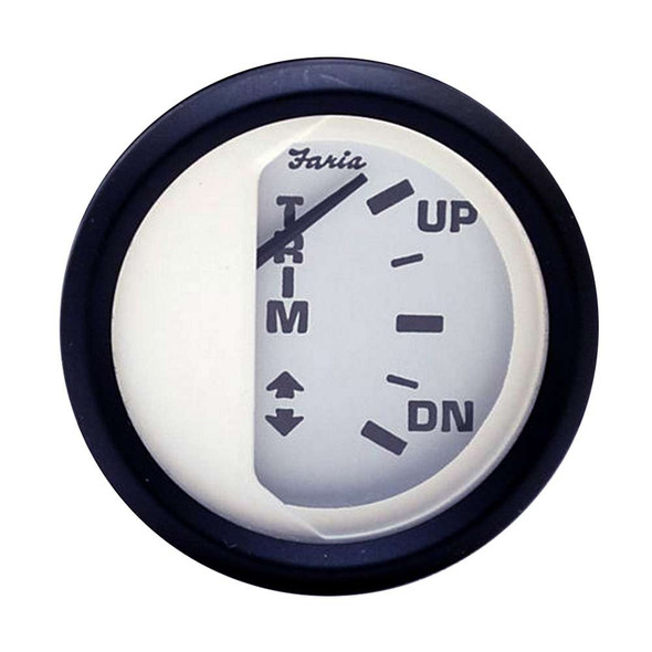 Faria Beede Instruments Faria Euro White 2" Trim Gauge (Mercury/Mariner/Mercruiser/Volvo DP/Yamaha-2001 and newer) [12916] 12916 MyGreenOutdoors