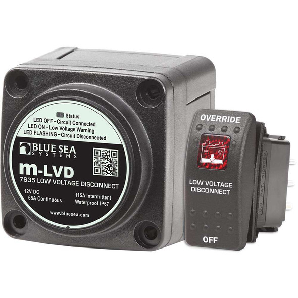 Blue Sea Systems Blue Sea 7635 m-LVD Low Voltage Disconnect [7635] 7635 MyGreenOutdoors