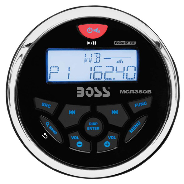 Boss Audio Boss Audio MGR350B Marine Gauge Style Radio - MP3/CD/AM/FM/RDS Receiver [MGR350B] MGR350B MyGreenOutdoors