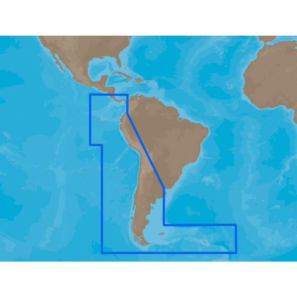 C-MAP C-MAP SA-M500 Max Wide C Card Costa Rica - Chile - Falklands - 18919 SA-M500C-CARD MyGreenOutdoors