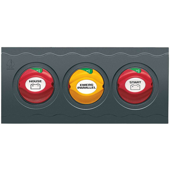 BEP Marine BEP Contour Connect 3 Battery Switch Panel w/3 Disconnects [CC-810] CC-810 MyGreenOutdoors