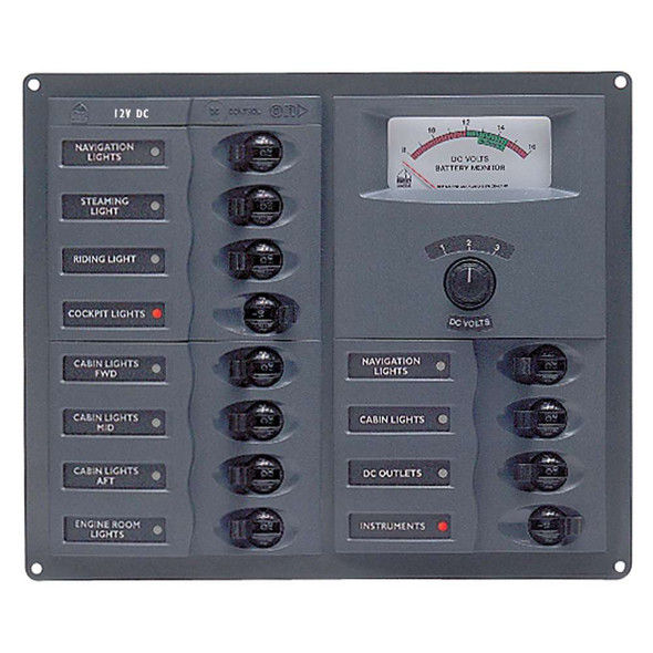 BEP Marine BEP Panel 12SP DC12V Analog [902-AM] 902-AM MyGreenOutdoors