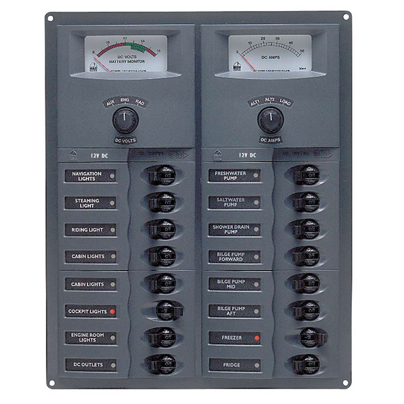 BEP Marine BEP Panel 16SP DC12V Analog [904-AM] 904-AM MyGreenOutdoors