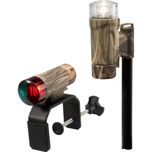 Attwood Marine Attwood Clamp-On Portable LED Light Kit - RealTree Max-4 Camo [14191-7] 14191-7 MyGreenOutdoors