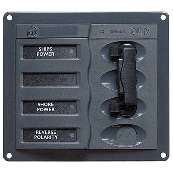 BEP Marine BEP AC Circuit Breaker Panel without Meters, Double Pole Change Over Panel [900-ACCH-110V] 900-ACCH-110V MyGreenOutdoors