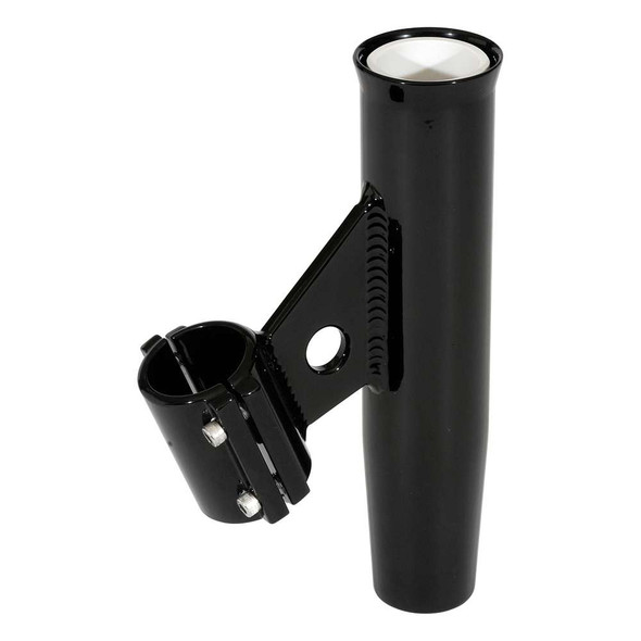 Lee's Tackle Lee's Clamp-On Rod Holder - Black Aluminum - Vertical Mount - Fits 1.660 O.D. Pipe [RA5003BK] RA5003BK MyGreenOutdoors