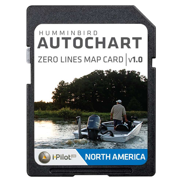 Humminbird Humminbird AutoChart Zero Lines Map Card [600033-1] 600033-1 MyGreenOutdoors