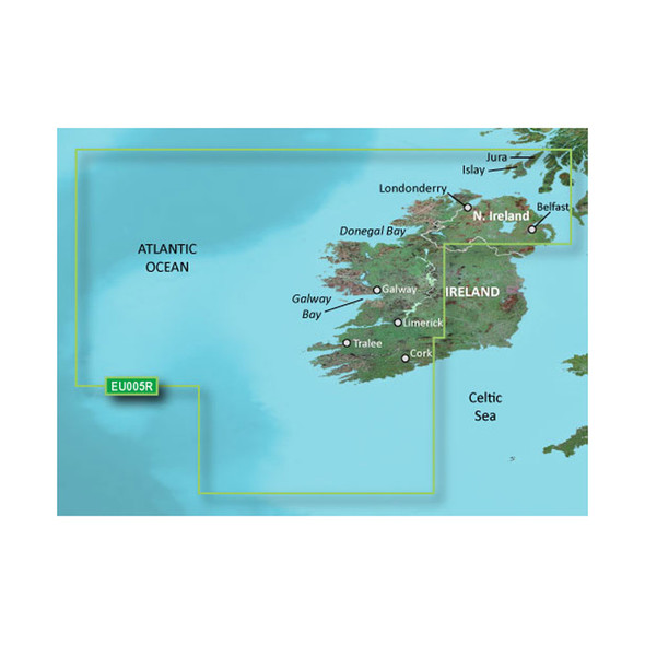 Garmin BlueChart g2 HD - HEU005R - Ireland, West Coast - microSD\/SD  [010-C0764-20]