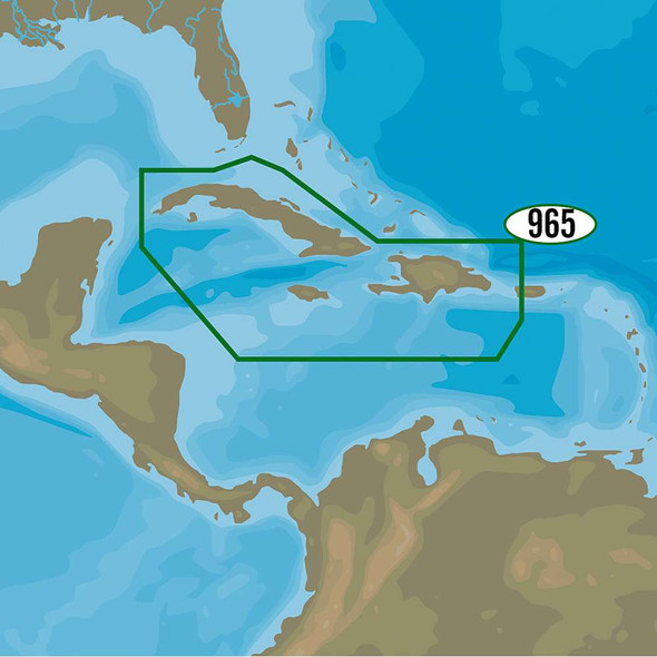 C-MAP C-MAP 4D NA-D965 - Cuba, Dominican Republic, Caymans & Jamaica [NA-D965] NA-D965 MyGreenOutdoors