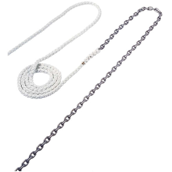 Maxwell Maxwell Anchor Rode - 15'-1/4" Chain to 150'-1/2" Nylon Brait [RODE38] MyGreenOutdoors