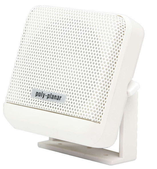 Poly-Planar External Speaker, 4.6" Bracket, White - 11237 MB41W MyGreenOutdoors