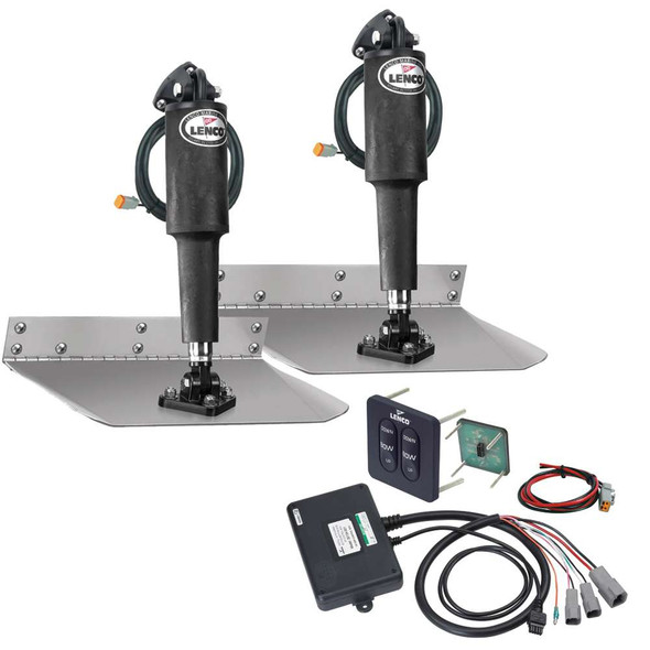 Lenco Marine Lenco 9" x 30" Standard Trim Tab Kit w/Standard Tactile Switch Kit 12V TT9X30 MyGreenOutdoors